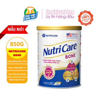 Sữa Nutricare Bone 850G Mẫu Mới - Giúp Xương Chắc Khỏe Khớp Dẻo Dai Tăng Cường Khối Cơ Tăng Cường Sức Khỏe Cho Người Lớn