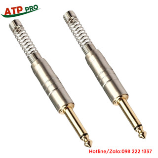 Jack 6 ly dùng hàn dây, đuôi lò xo, đầu mạ vàng