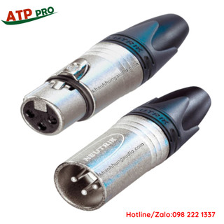 Cặp jack canon neutrik đực cái dùng hàn dây