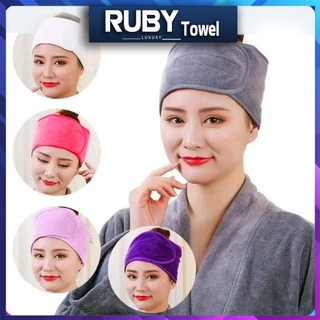 Băng đô quấn đầu loại dày Ruby Towel 100% microfiber mềm mịn siêu thấm hút dành cho spa, salon tóc