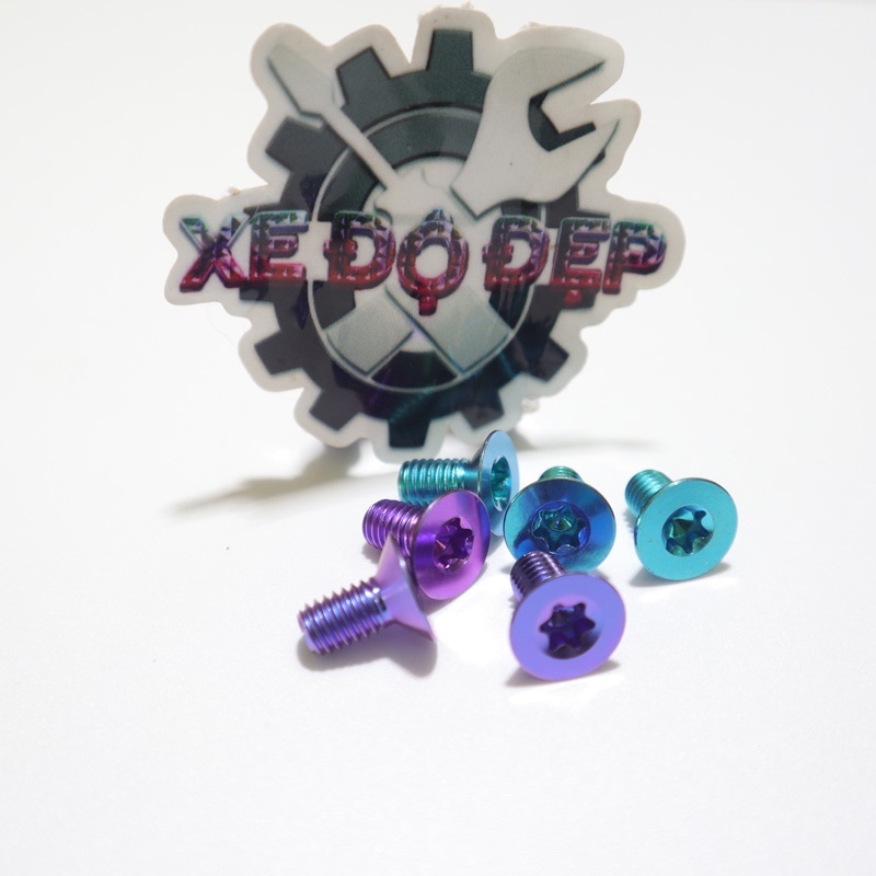 Ốc lòng đĩa dù âm 6li >>> Inox, Titan Đẹp