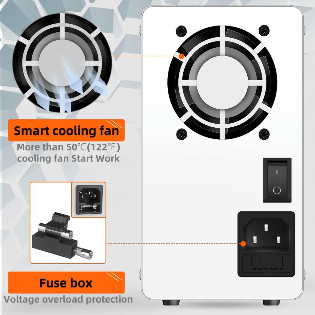 Máy cấp nguồn Xung 4 số Giải Pháp kích màn hình IP bị xanh. 30V – 10A NICE Power R-SPS3010