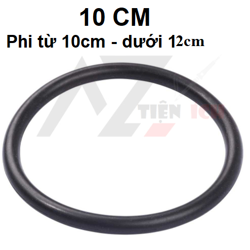 Ron cao su , gioăng tròn kích thước  đường kính 8 -10-12-16-20-22cm