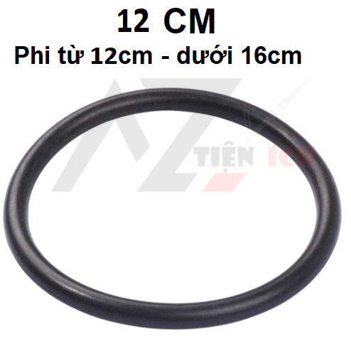 Ron cao su , gioăng tròn kích thước  đường kính 8 -10-12-16-20-22cm