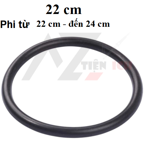 Ron cao su , gioăng tròn kích thước  đường kính 8 -10-12-16-20-22cm