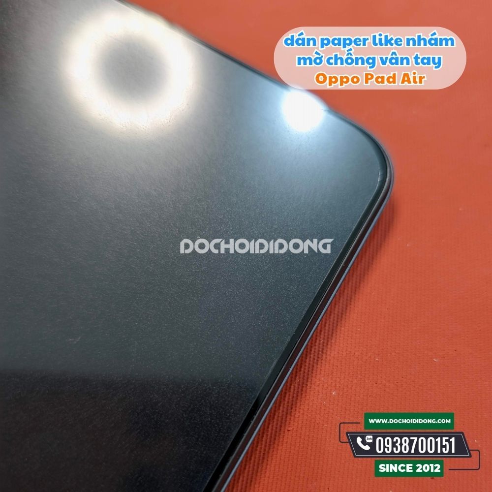 Miếng Dán Paper Like Nhám Mờ Zacase Máy Tính Bảng Oppo Pad Air Chống Vân Tay Hỗ Trợ Bút