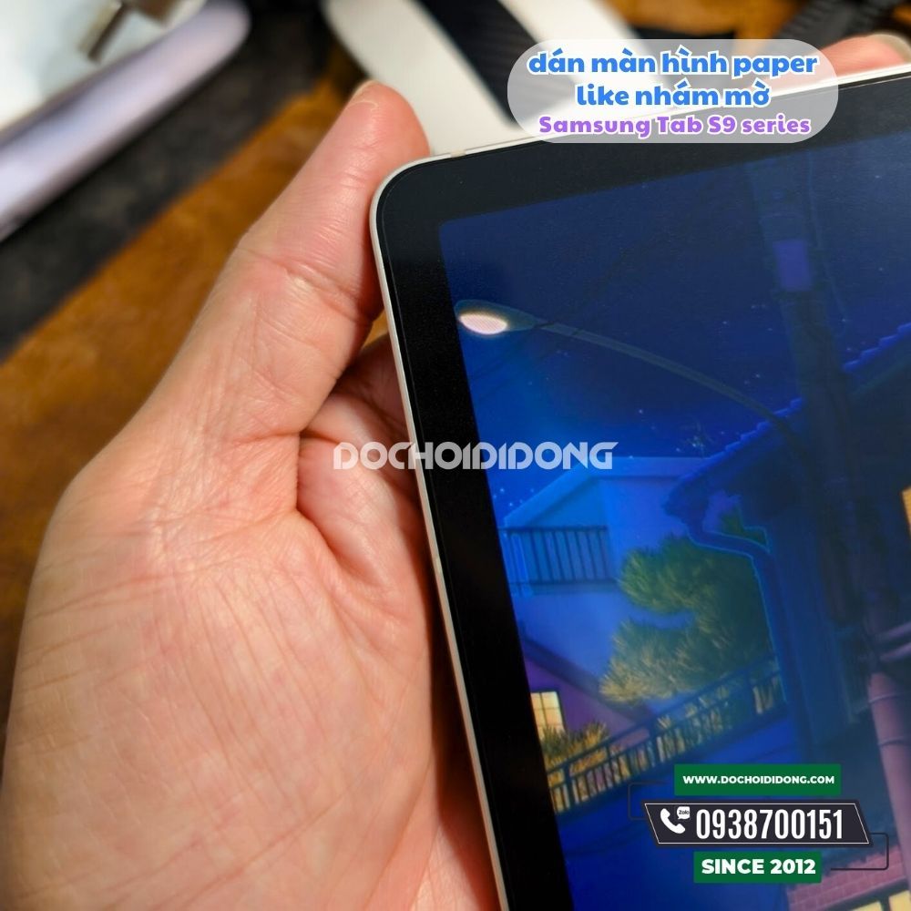 Miếng Dán Paper Like Nhám Mờ Zacase Máy Tính Bảng Samsung Galaxy Tab S9 / S9 Plus / S9 Ultra / S9 Fe / S9 Fe Plus Chống