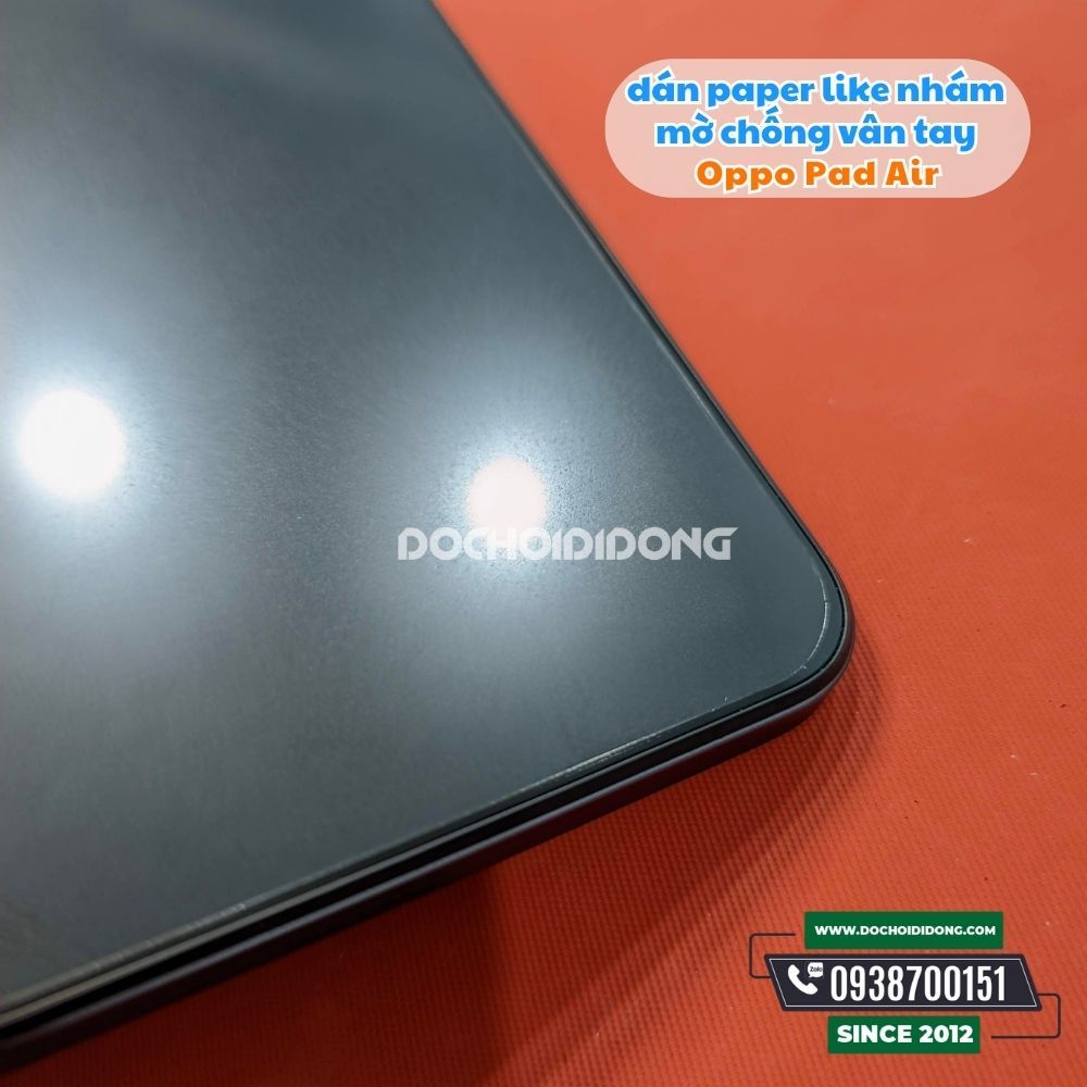 Miếng Dán Paper Like Nhám Mờ Zacase Máy Tính Bảng Oppo Pad Air Chống Vân Tay Hỗ Trợ Bút