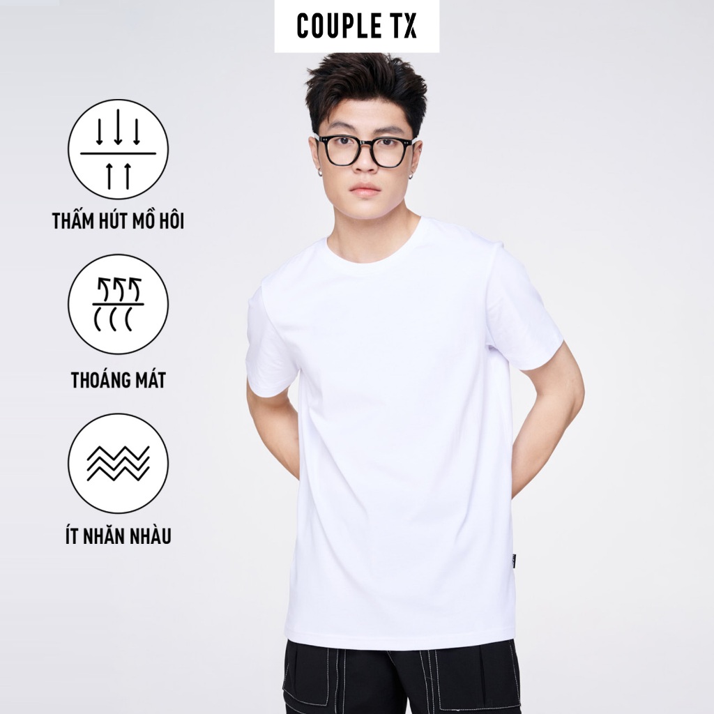 Áo Thun Nam Couple TX Slim Basic Cổ Tròn MTS 1325