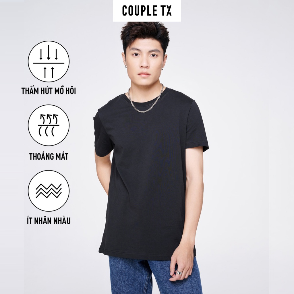 Áo Thun Nam Couple TX Slim Basic Cổ Tròn MTS 1325