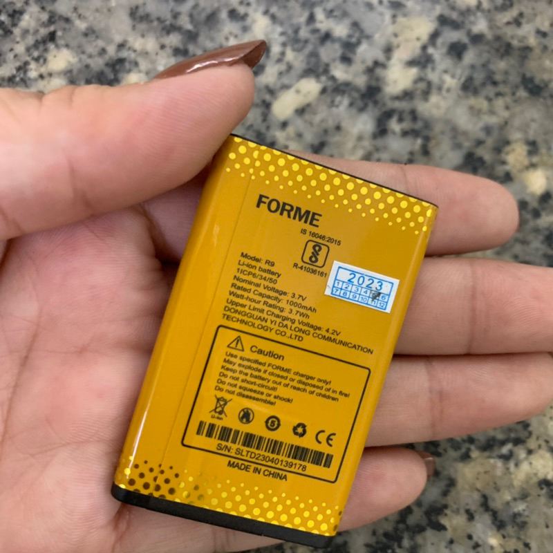Pin Forme N82 4G - Dung lượng pin 1000mAh - Chính hãng