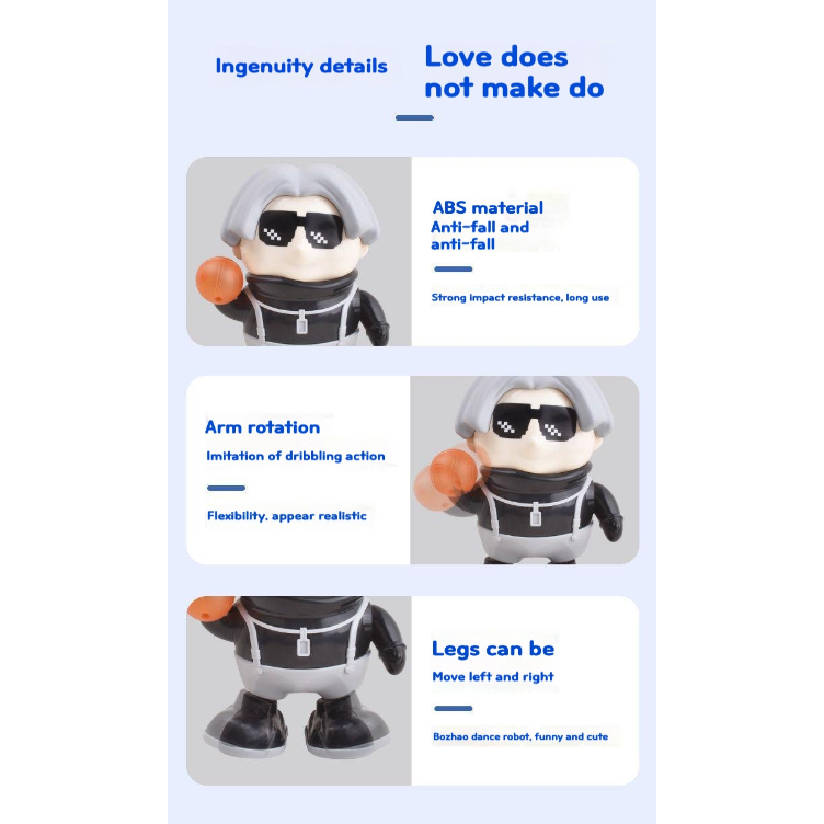 Đồ Chơi Nhảy Múa IKUN Phát Sáng, Âm Nhạc, Quà Tặng Cho Bé