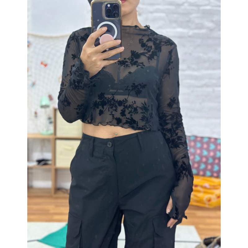 Áo ren nổi nhung xuất dư