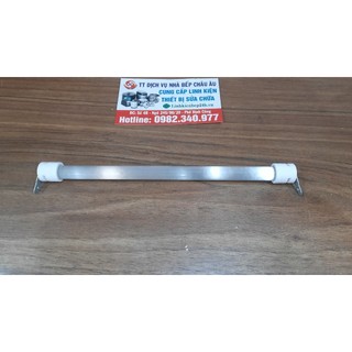 Bóng halogen sưởi quạt, sưởi cá - 18cm đo hai đầu sứ