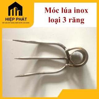 Móc Dặm lúa, móc tỉa lúa, móc lúa làm bằng inox loại 3 răng