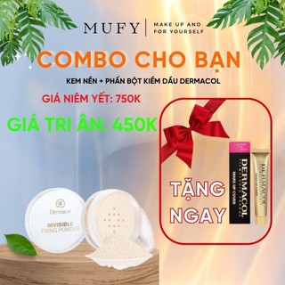 Phấn Bột Dermacol Invisible Fixing Powder
