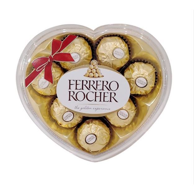Socola Ferrero Rocher Hộp Trái Tim 8 Viên 100gr