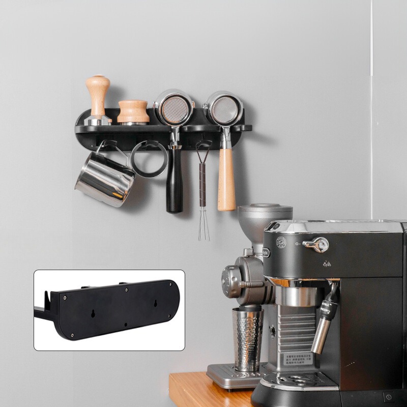 Giá treo phụ kiện pha cafe espresso giá treo tay cầm pha cafe tamper nén cafe – 58mm