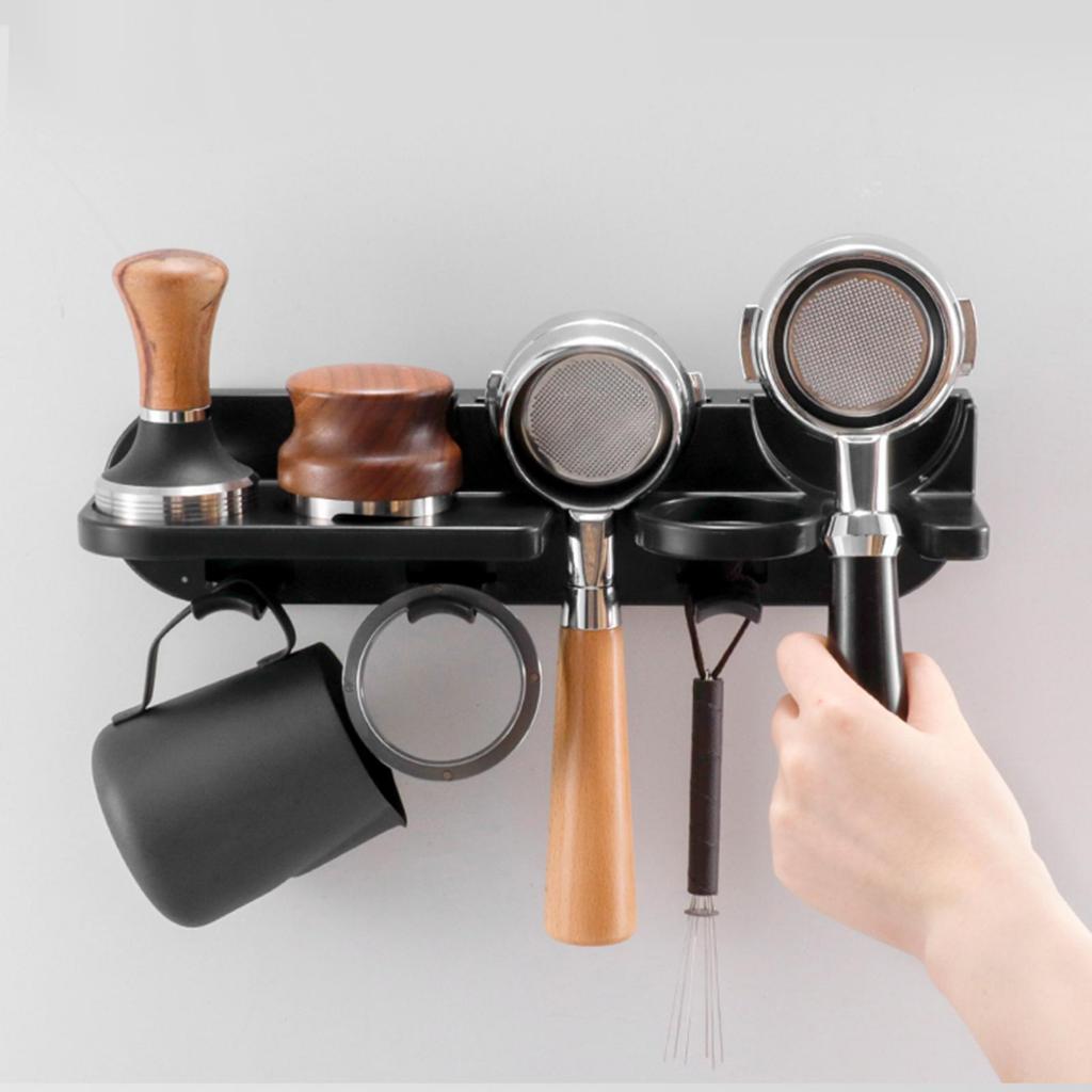 Giá treo phụ kiện pha cafe espresso giá treo tay cầm pha cafe tamper nén cafe – 58mm