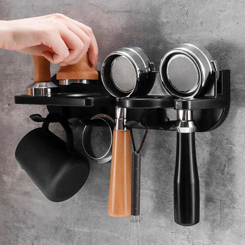 Giá treo phụ kiện pha cafe espresso giá treo tay cầm pha cafe tamper nén cafe – 58mm