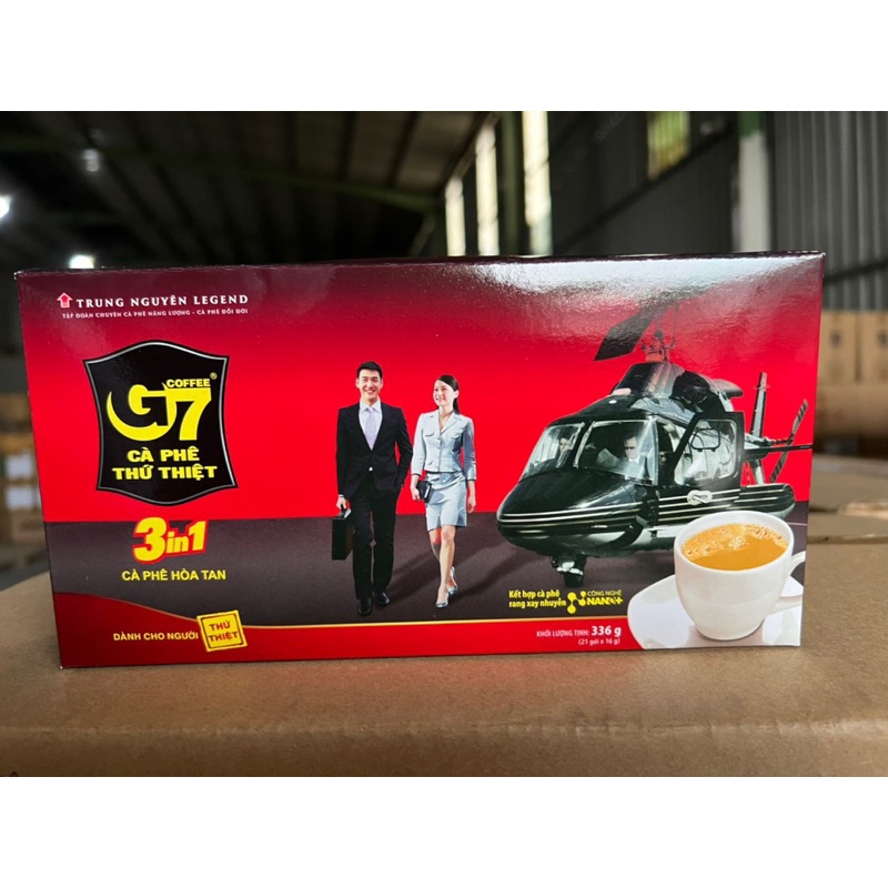Hộp Cà phê G7 - Trung Nguyên - Cà phê cho người thành công cực mạnh - Cà phê thật uống thật
