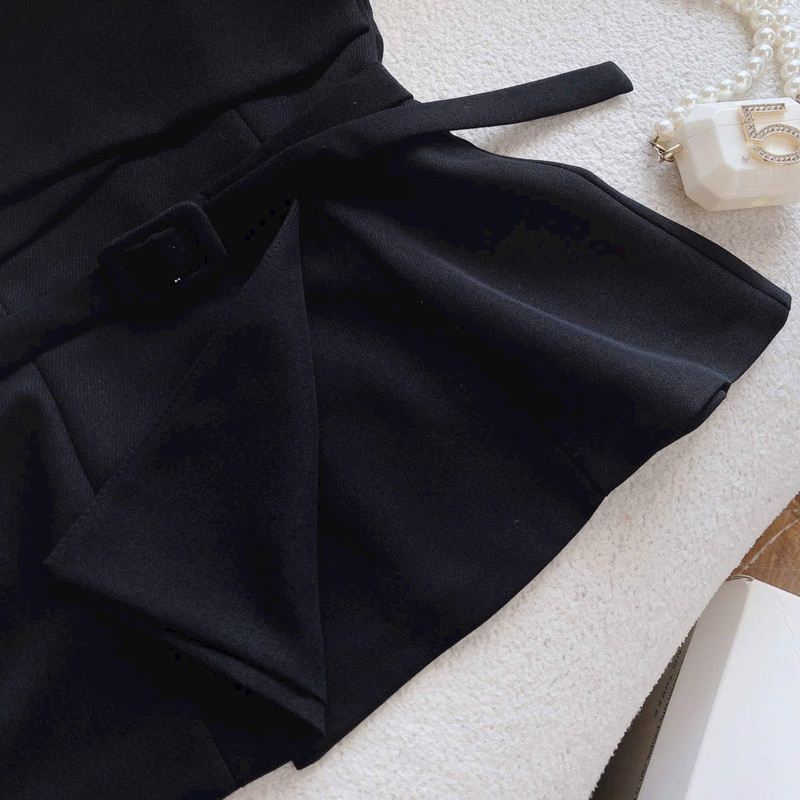 Set áo Trễ vai dáng peplum phối chân váy ren tầng tiểu thư KÈM HÌNH THẬT - usa fashion