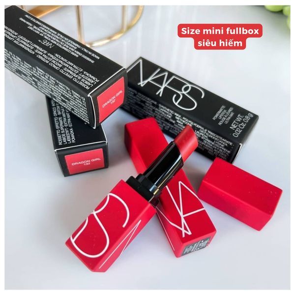 Son thỏi mini Nars Powermatte màu Dragon Girl 132