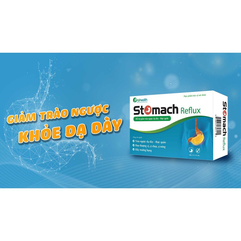 Stomach Reflux, hỗ trợ Giảm trào ngược – Khỏe dạ dày