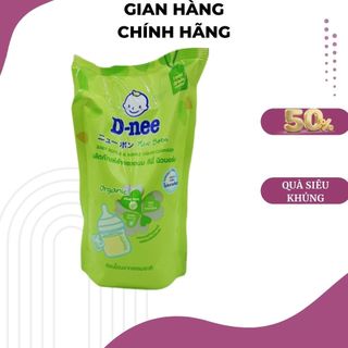 Nước rửa bình sữa d-nee dạng túi 550ml hàng thái ...