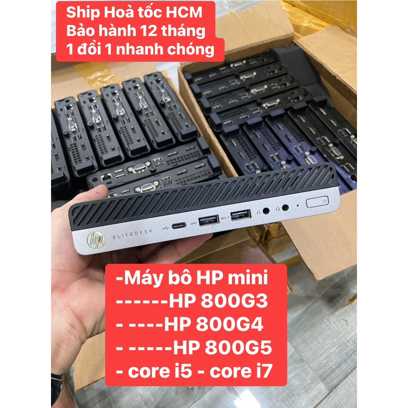 Máy bộ hp mini  Hp 800G5, core i5 8500T Ram 16Gb ssd 512Gb
