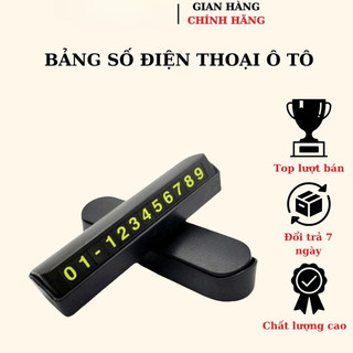 Bảng số điện thoại ô tô, bảng ghi số điện thoại ô tô gắn trên taplo
