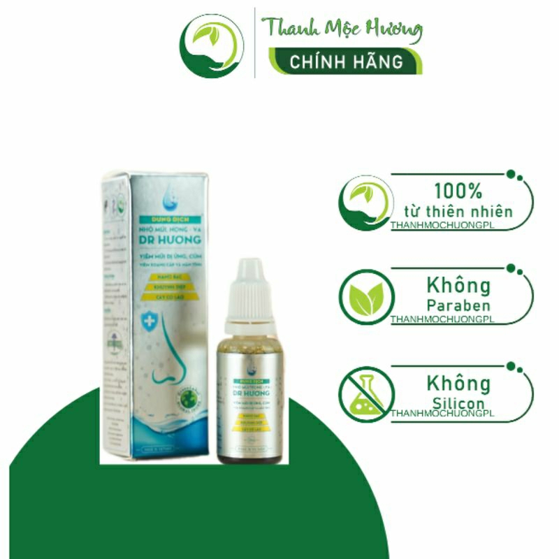 Dung dịch xịt xoang mũi họng thảo dược Thanh Mộc Hương 15ml