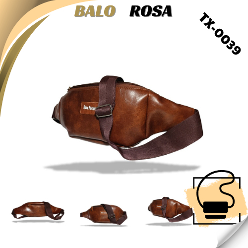 Túi bao tử nam màu nâu bò  TX-0039