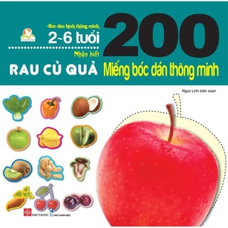 Sách - 200 Miếng Bóc Dán Thông Minh - 12 chủ đề lựa chọn