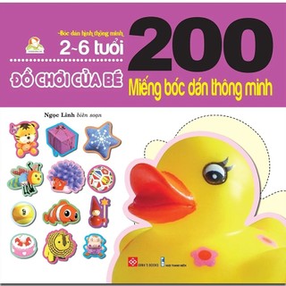 Sách - 200 Miếng Bóc Dán Thông Minh - 12 chủ đề lựa chọn