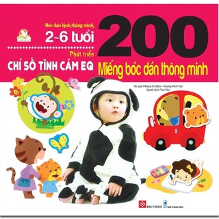 Sách - 200 Miếng Bóc Dán Thông Minh - 12 chủ đề lựa chọn