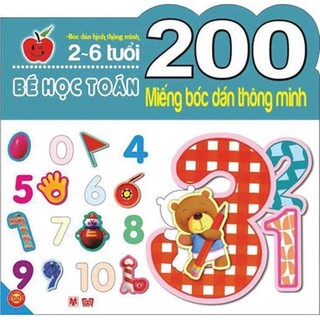 Sách - 200 Miếng Bóc Dán Thông Minh - 12 chủ đề lựa chọn