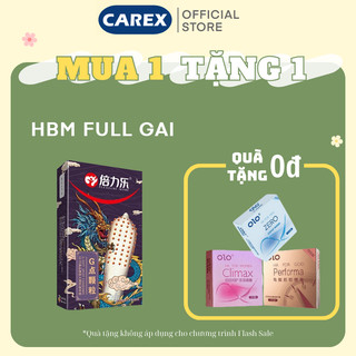 Bao cao su hbm full gai nổi hộp 10 chiếc