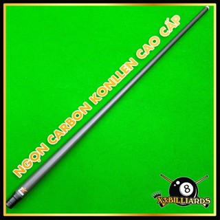  Ngọn Cơ Bida KONLLEN Full Carbon Tốt Nhất Thế Giới Không Bạt Không Văng Ren Radial Chuyên Pool Lỗ Công Nghệ Cao Cấp 