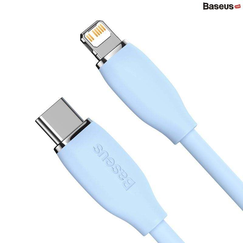 Cáp sạc nhanh cho iPhone 20W Baseus Jelly Liquid Silica Gel Fast Charging Data Cable