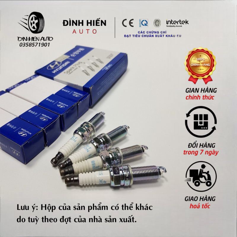 Bugi, buri Iridium NGK xe I10, Morning, Accent, Rio, Avante, Elantra, K3, Cerato, Forte, Soul