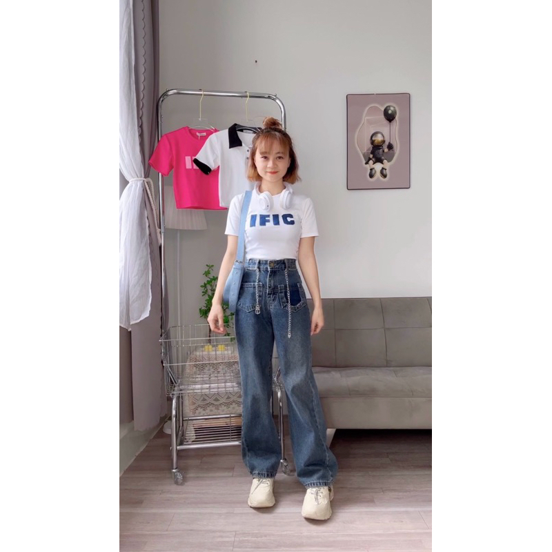 Quần suông túi kiểu M883