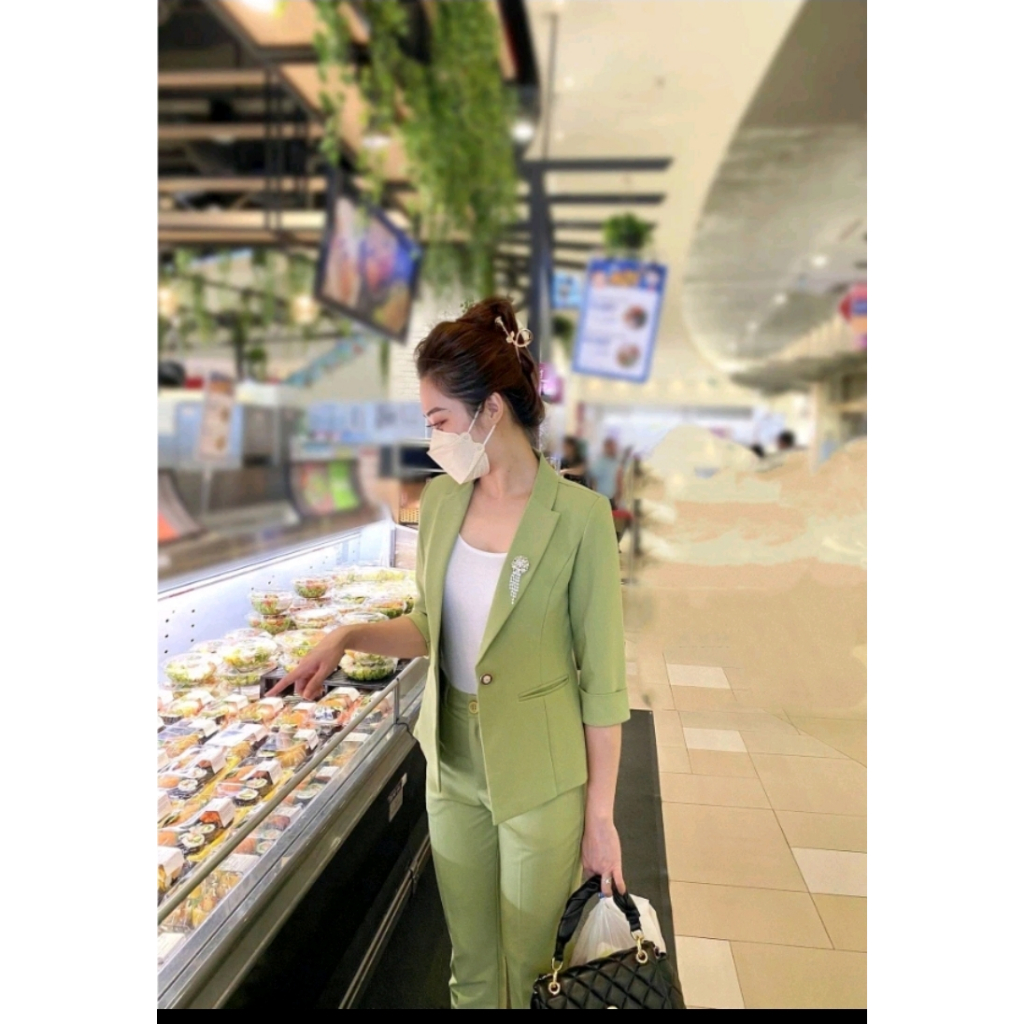 áo vest công sở phong cách hàn quốc