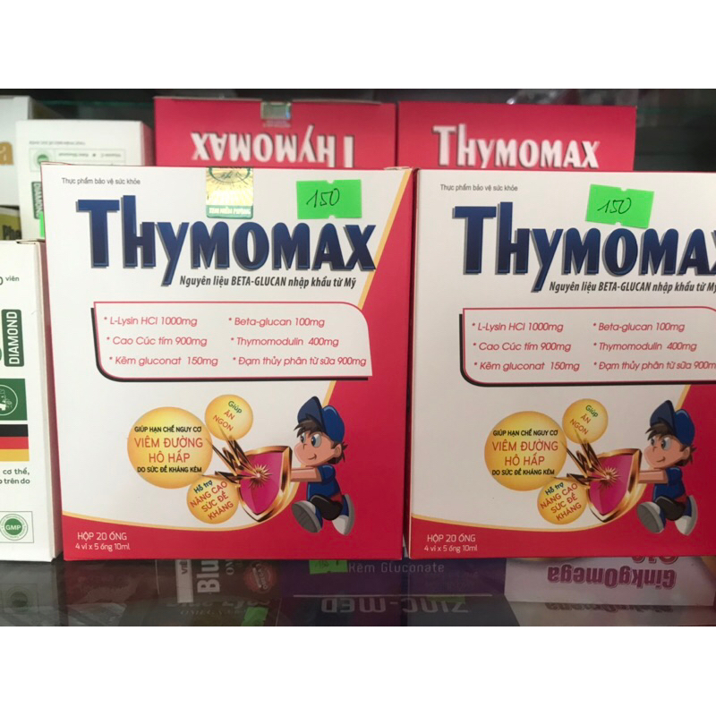 Tăng cường sức đề kháng cho bé, Thymomax hộp 20 ống