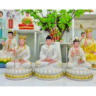 Tam Thánh Ta Bà 30cm ( đá thạch anh)