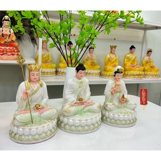 Tam Thánh Ta Bà 30cm ( đá thạch anh)