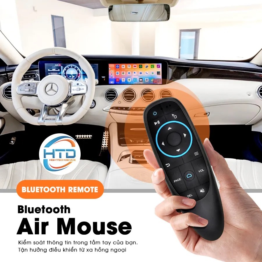 Chuột bay bluetooth điều khiển thông minh G10BT cho Laptop, PC, Android box ô tô, Tivi