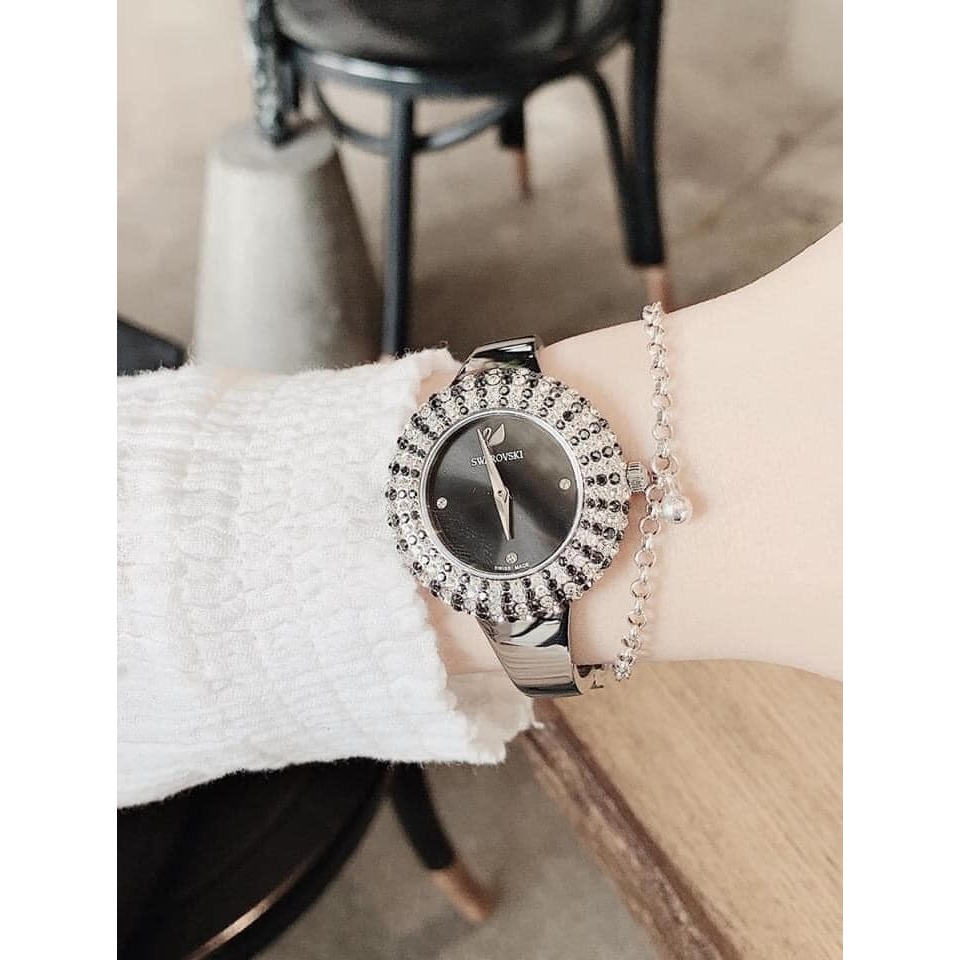 Đồng hồ nữ SWAROVSKI CRYSTAL ROSE WATCH #54840 case 34mm.5atm