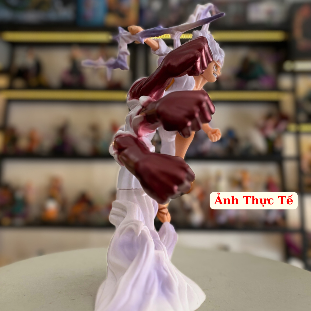Mô Hình Luffy Gear 5 Bản 3 Đấm 17cm Mô hình One Piece Cao Cấp, Figure Mô Hình Anmie One Piece Luffy Vua Hải Tặc