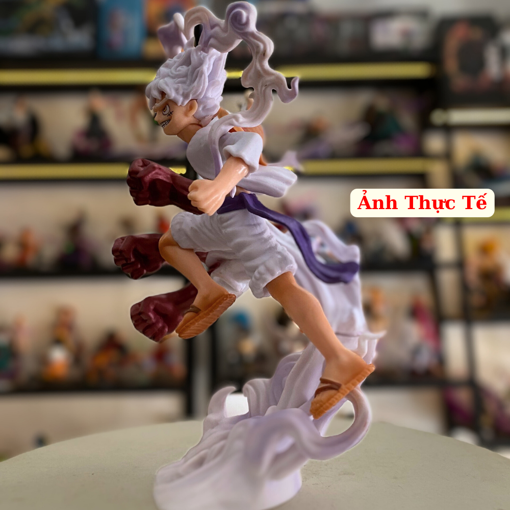 Mô Hình Luffy Gear 5 Bản 3 Đấm 17cm Mô hình One Piece Cao Cấp, Figure Mô Hình Anmie One Piece Luffy Vua Hải Tặc